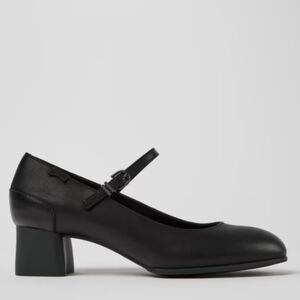NWOT! CAMPER Brand Black 'Katie' Mary Jane Stacked Heel Shoes, Size 7.5